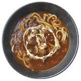 多まこ - 牛すじカレーうどん