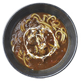 多まこ - とろとろ牛すじのカレーうどん(300円)